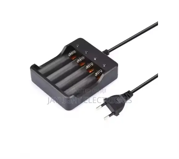 4 Slots Battery Charger Intelligent Rechargeable 4x 18650
