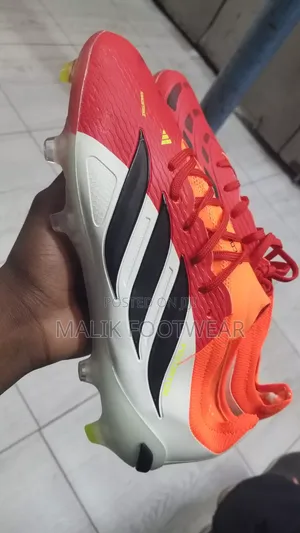 Predator Boots White Red