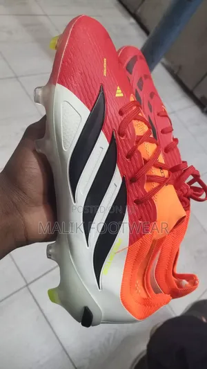 Predator Boots White Red