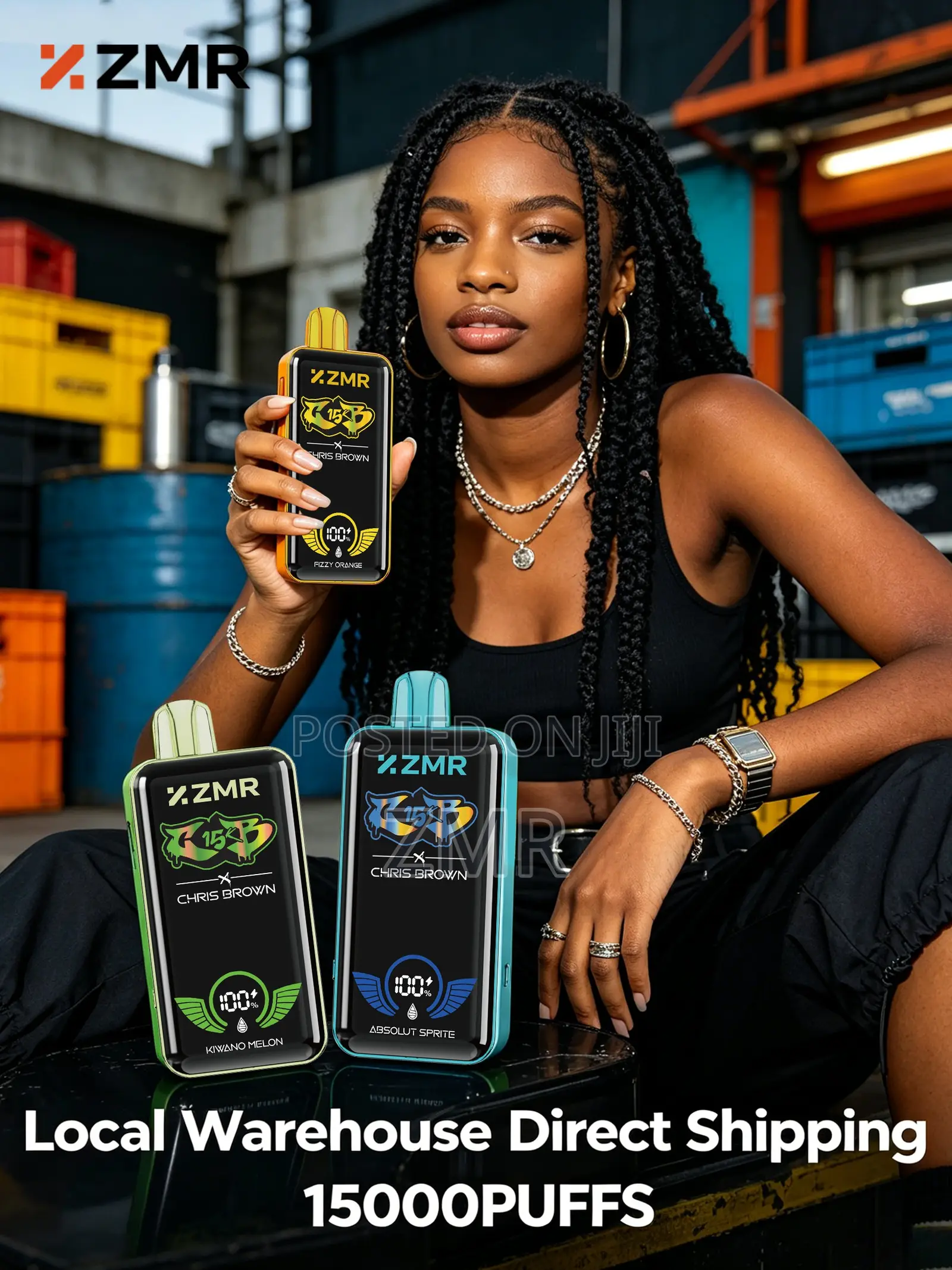 ZMR 15000puffs Type-C Fast Charging Shisha Style Disposable