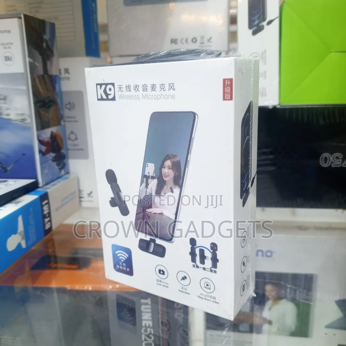  Wireless Lavalier Mic With Noise Reduction and Type-C