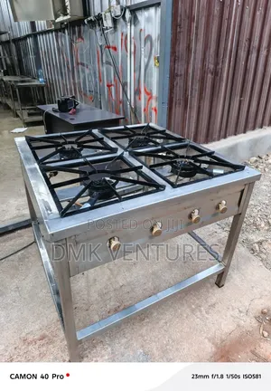 DMK Stainless Steel Four Burners Gas Cooker