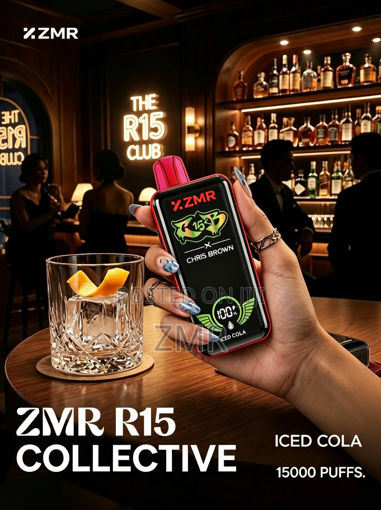 ZMR 15000puffs Full Interactive Screen Rechargeable Vape Device