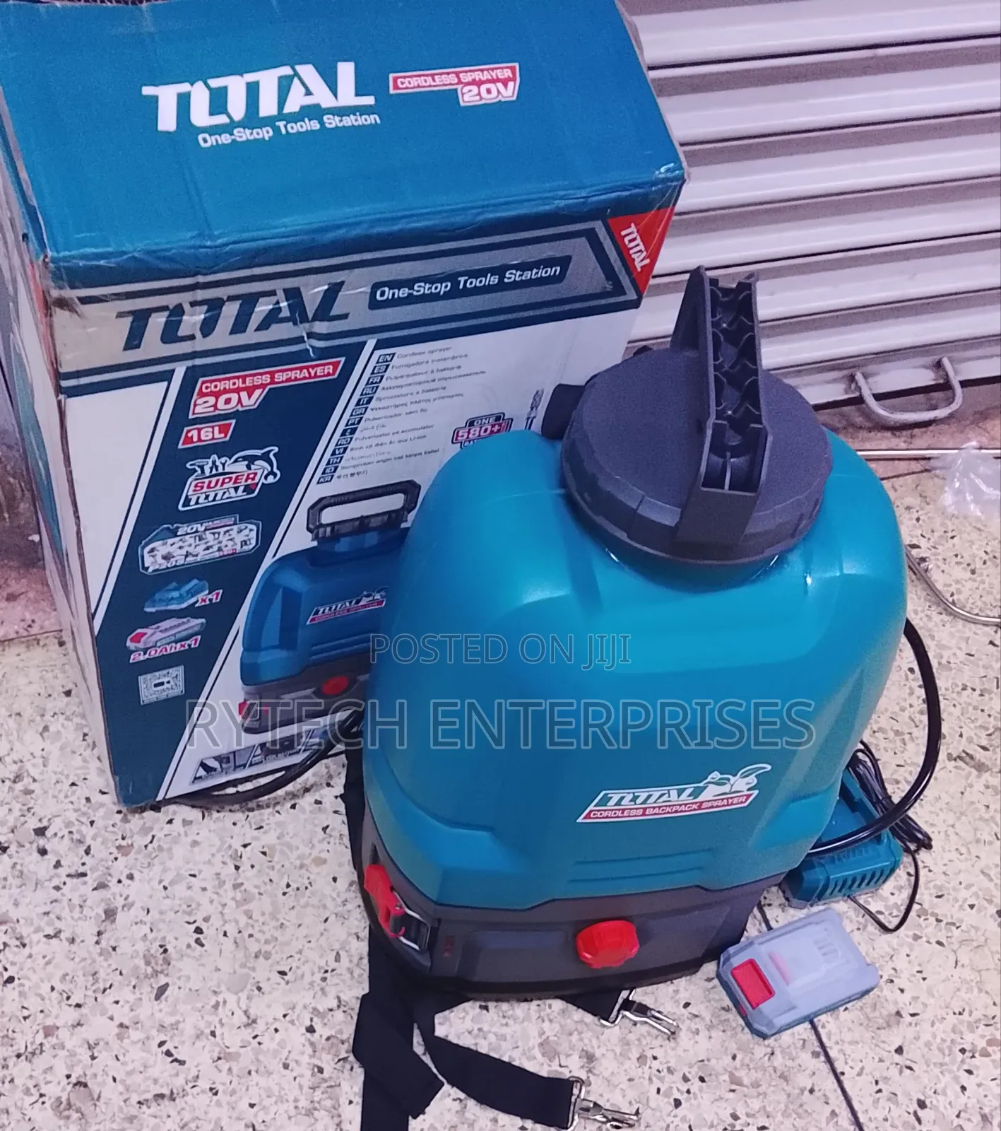 Total Cordless Knapsack Sprayer 16 Litres