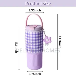 Stainless Steel Checked Tumbler_haw