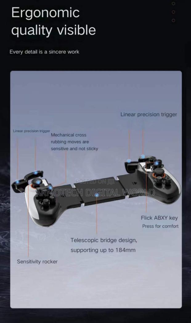 Jk03 Telescopic Gamepad Wireless Mobile Gaming Controller - thumbnail 6