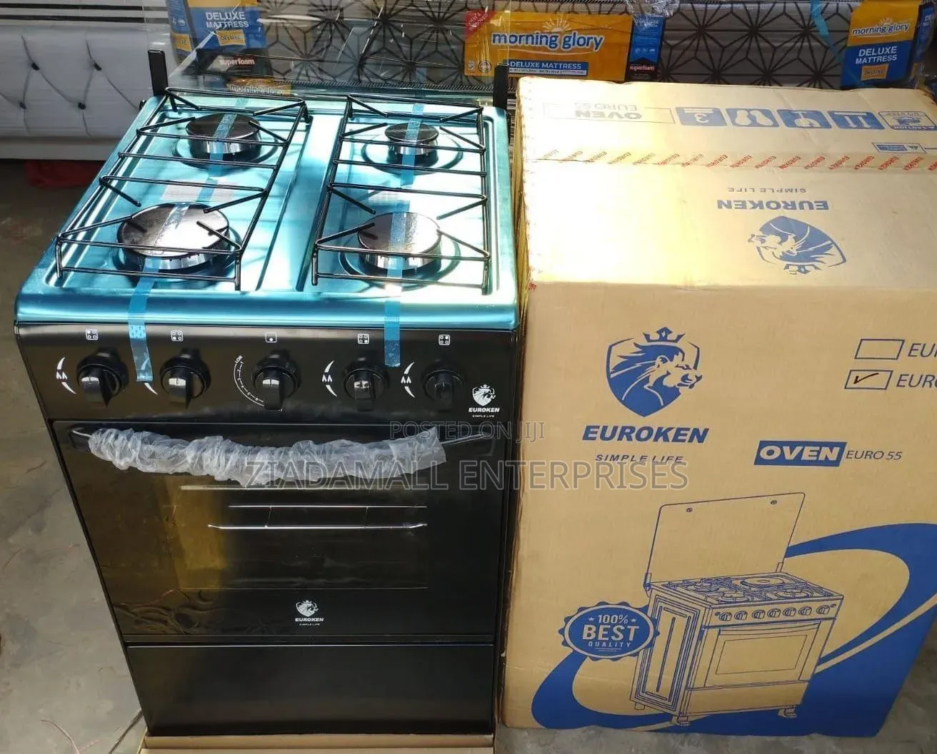 Eurochef Cooker Full Gas 50*55 ,Effortless Cooking With Auto Ignition