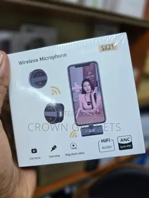 Sx21 Wireless Lavalier Microphone for Vlogging and Interviews