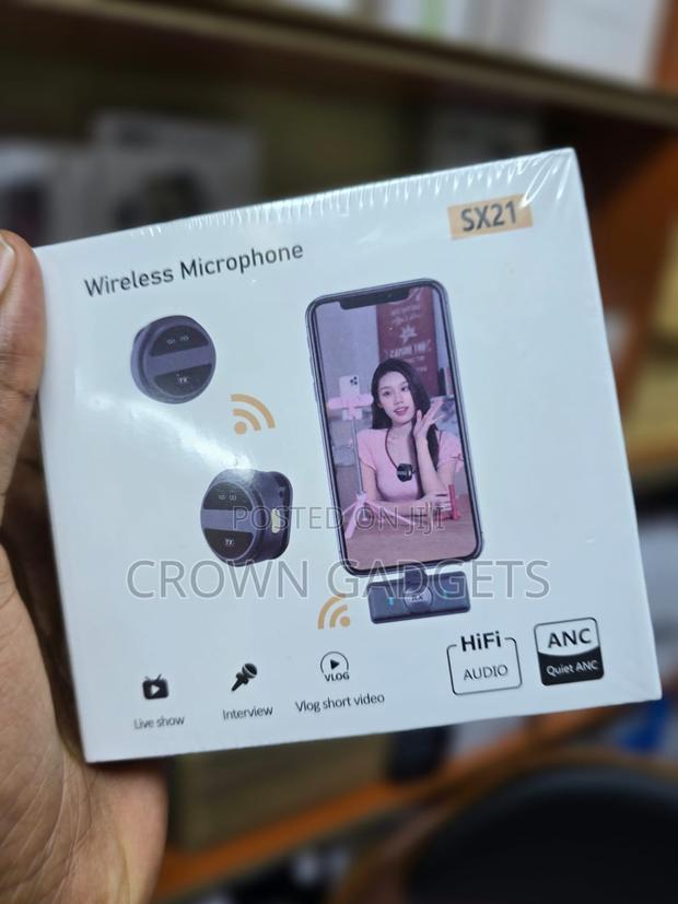 Sx21 Wireless Lavalier Microphone for Vlogging and Interviews - thumbnail 3