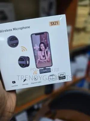 Sx21 Clip-on Wireless Microphone for iPhone and Android