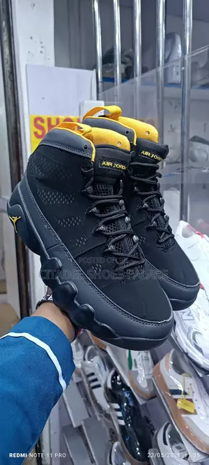 Jordan 9 Black Yellow