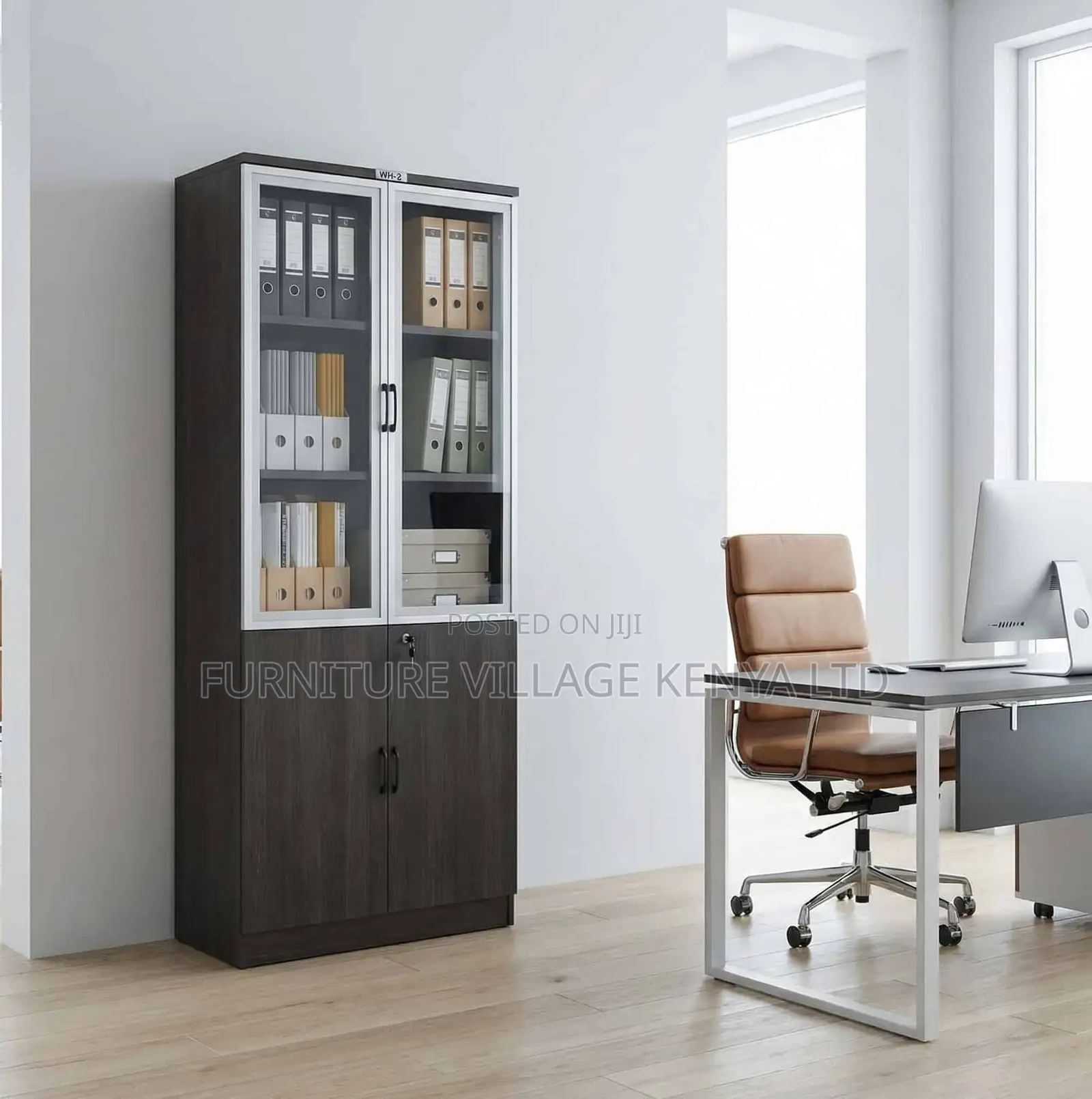 Executive 2-Door Wooden Cabinet