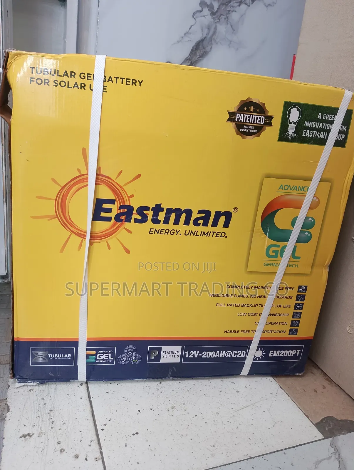200ah East Man Tubular Battery