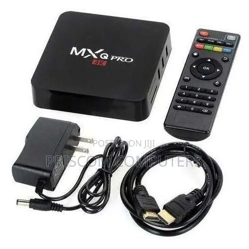 Premier MXQ Pro 5g Smart Android Tv Box- Black -16gb+256gb