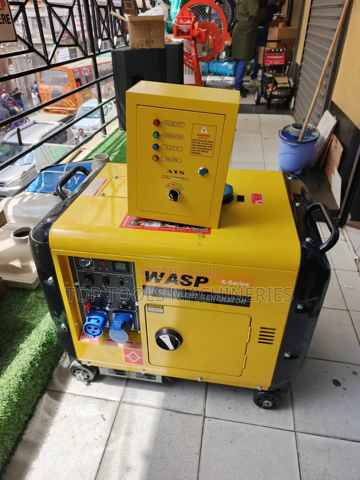 Wasp 10kva Diesel Silent Generator With Ats