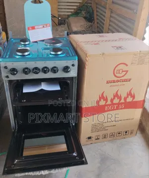 Eurochef Cooker 1 Rapid Hot Plate, 3 Gas Burners and Electric Oven