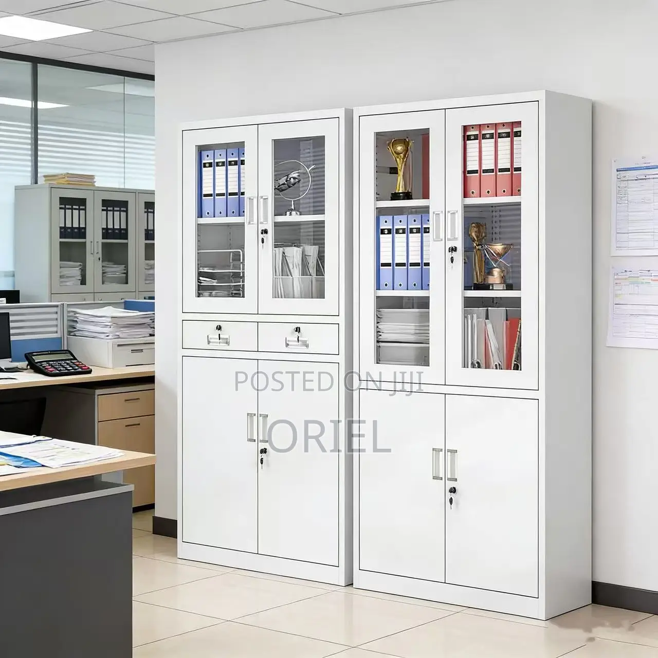 Office Cabinet : Office Filing Cabinet With 2-Lockable Drawers