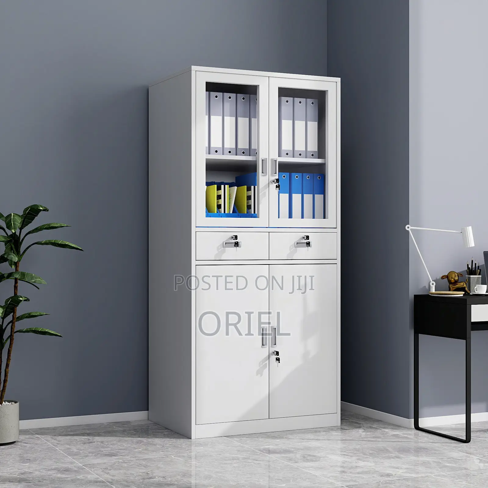 Office Cabinet : Office Filing Cabinet With 2-Lockable Drawers