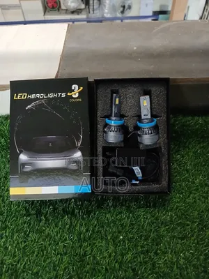 Universal 3 Color Led Headlights – High Brightness Car Bulbs