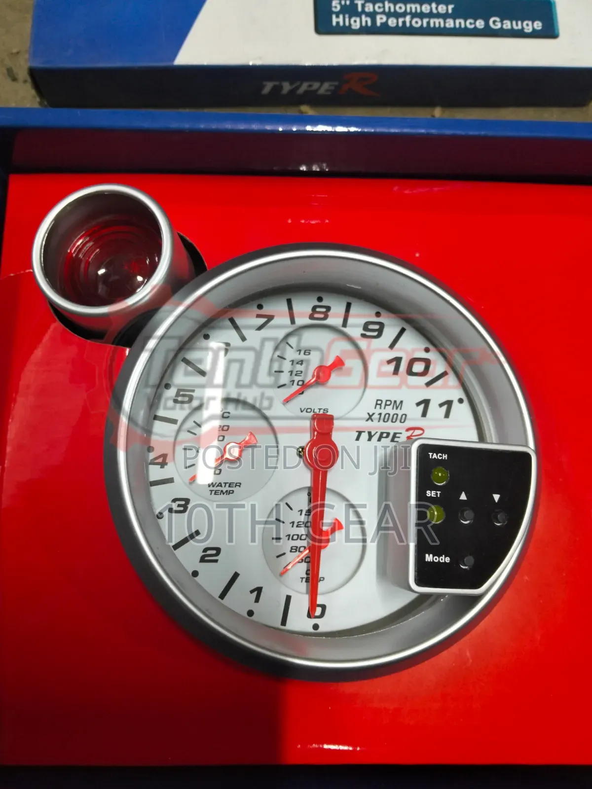 Tachometer Gauge 3 in 1 (Water , Oil, Rpm)