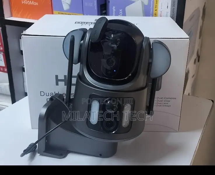 Ubox 6mp Dual Lens Solar Powered PTZ Camera New Model