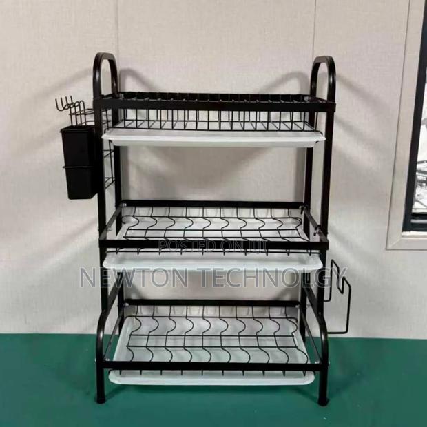 Executive Carbon Black Advanced 3 Layer Dish Rack