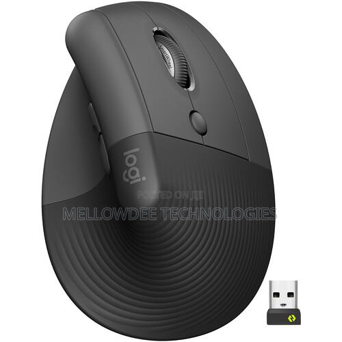 Logitech Lift Vertical Ergonomic Wireless Mouse (Graphite)