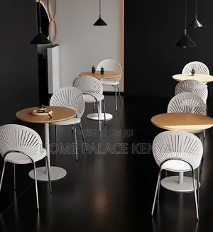 Meeting Table: Stylish Wooden Ash Top With Metal Stand