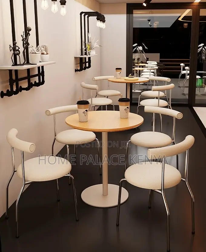 Meeting Table: Stylish Wooden Ash Top With Metal Stand