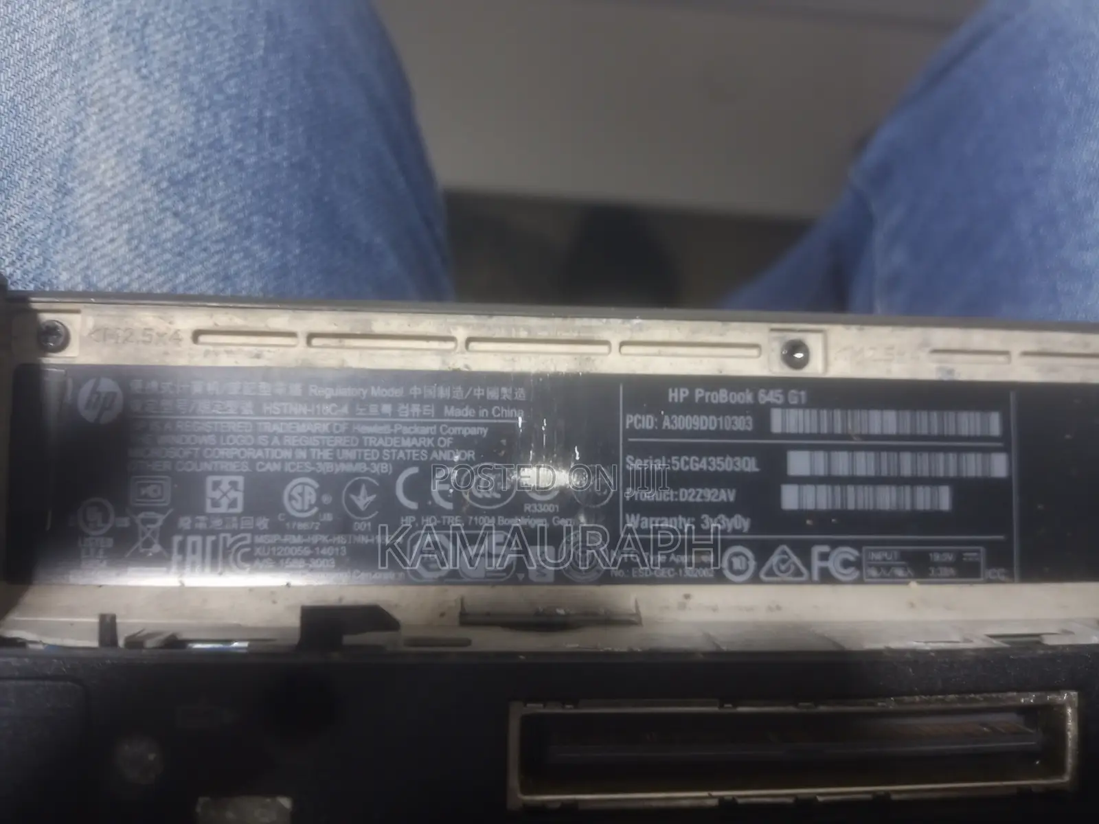 Laptop HP 240 4GB Intel Core i5 HDD 500GB