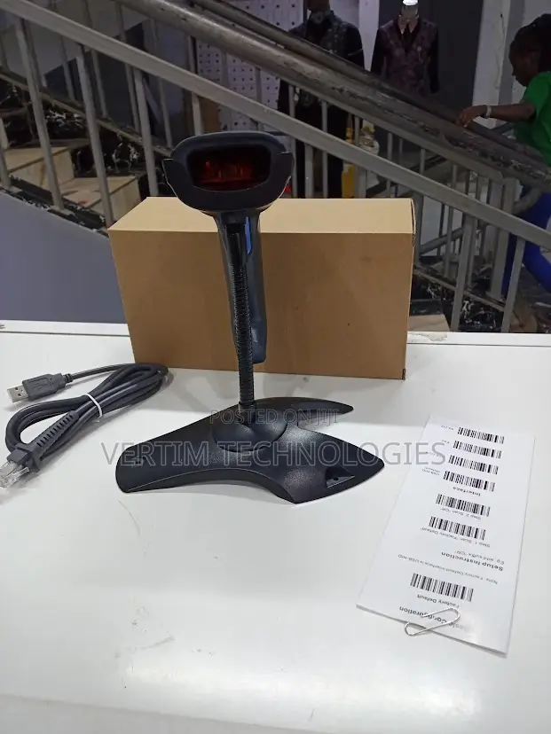 Syble Fast Scan Wired Barcode Scanner for Inventory Control