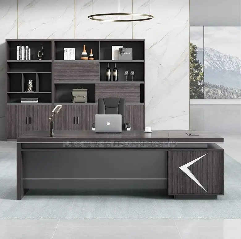 5.90551ft Executive L-Shaped Office Desk