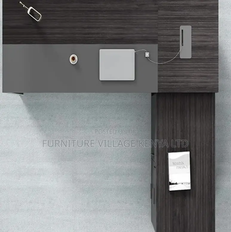 5.90551ft Executive L-Shaped Office Desk