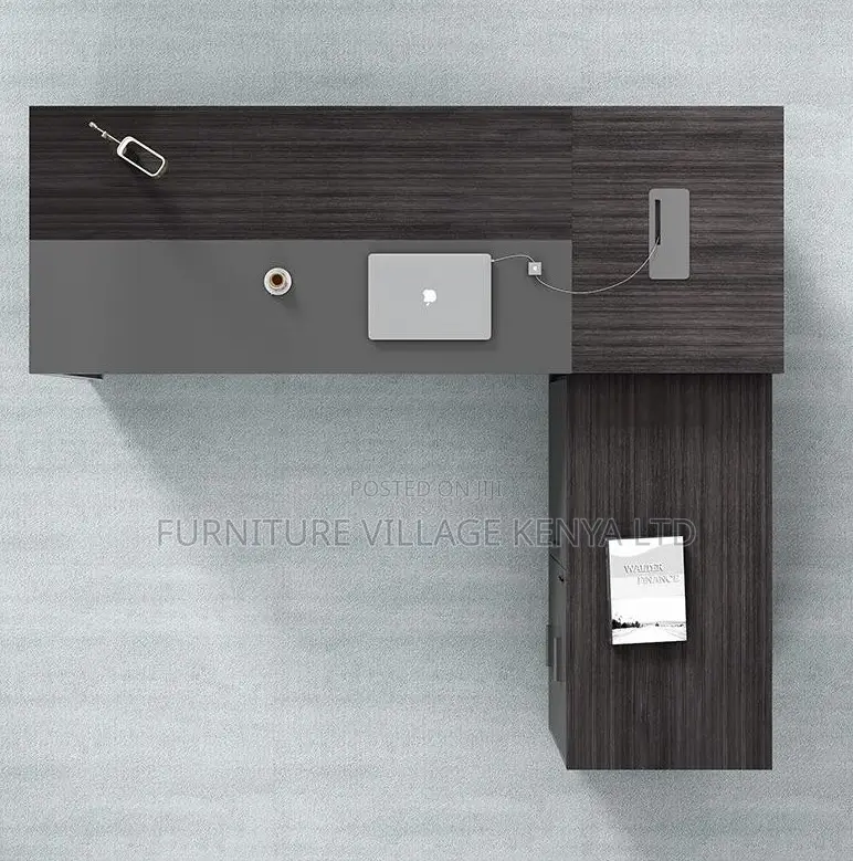 5.90551ft Executive L-Shaped Office Desk