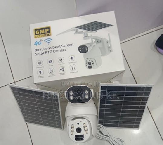 Smart 4g Ubox 6mp Ultra Hd Dual Lens Solar Camera Ubox