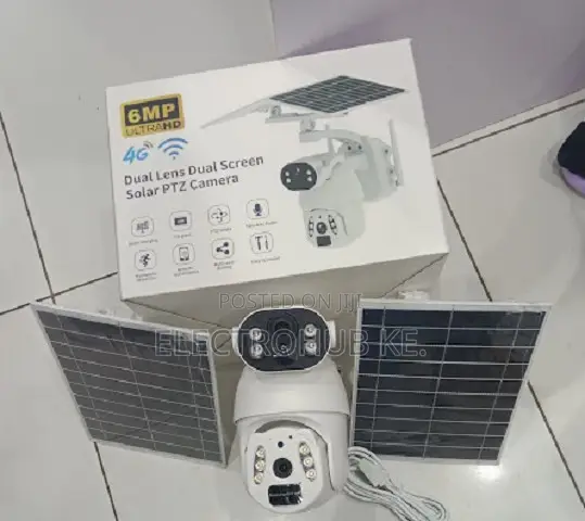 Smart 4g Ubox 6mp Ultra Hd Dual Lens Solar Camera Ubox