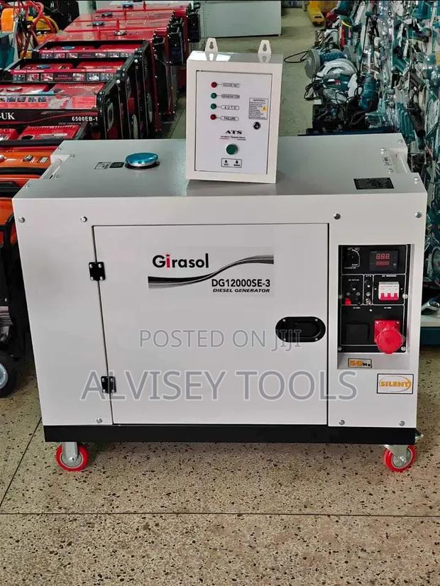 Industrial Girasol Silent Diesel Generator With Ats 15kva