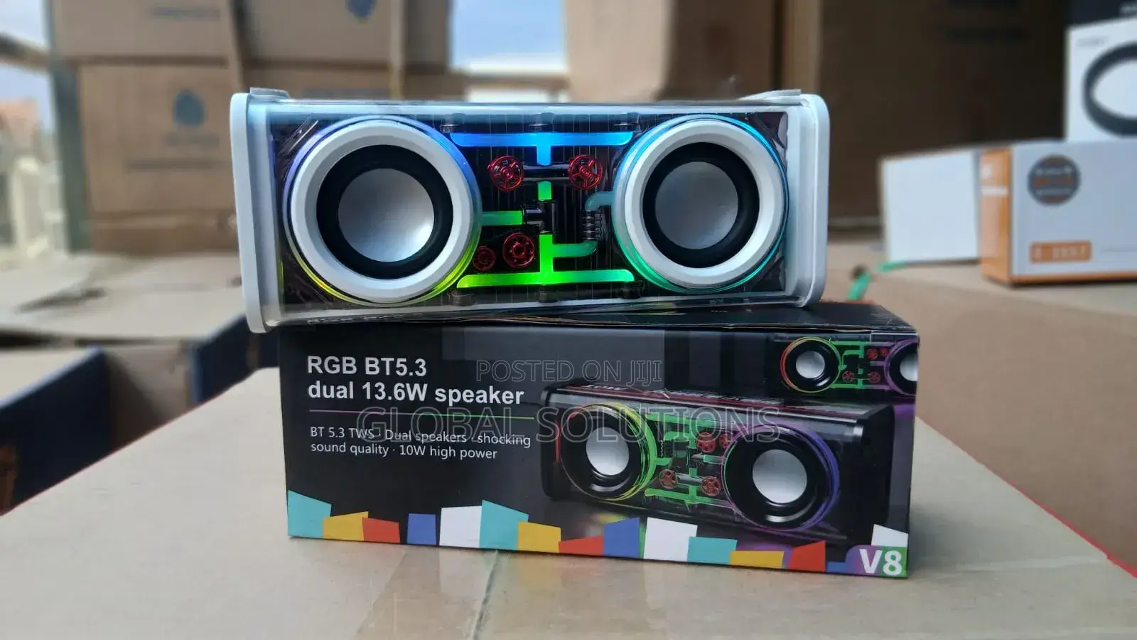 Bluetooth Speaker With RGB Disco Lights