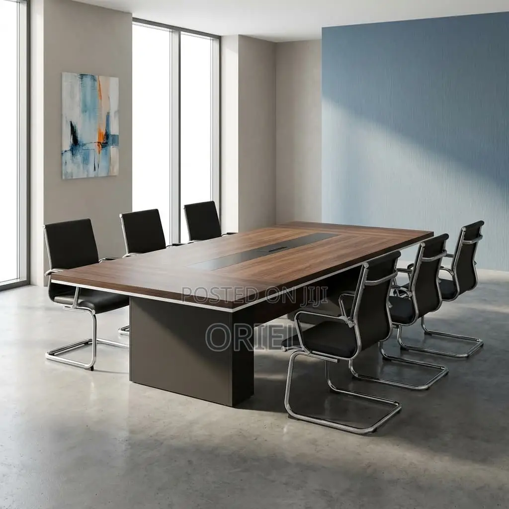 Office Boardroom Table : 2m Conference Table With Cable Management