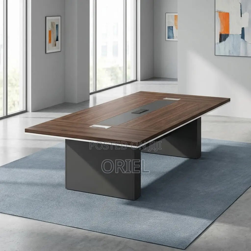 Office Boardroom Table : 2m Conference Table With Cable Management