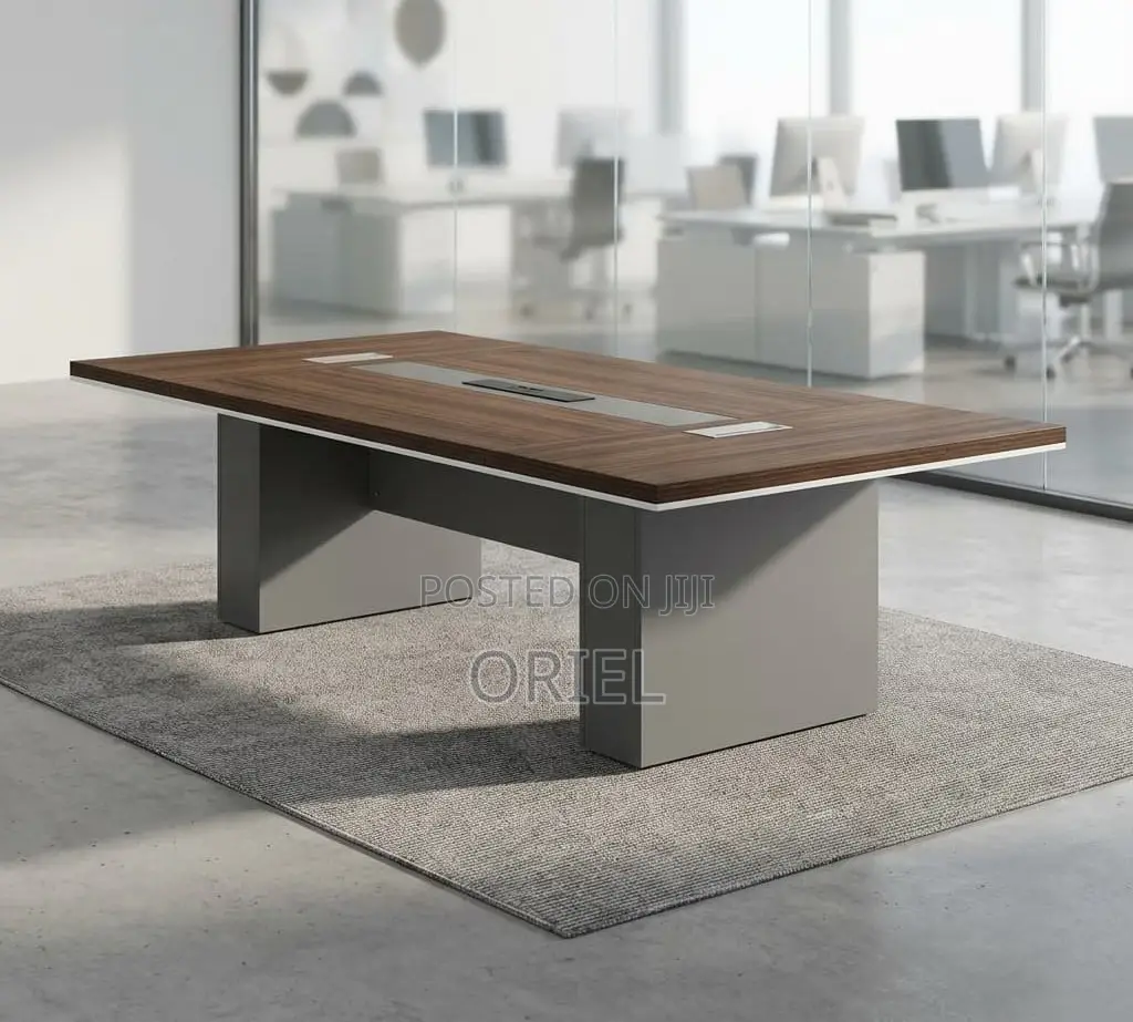 Office Boardroom Table : 2m Conference Table With Cable Management