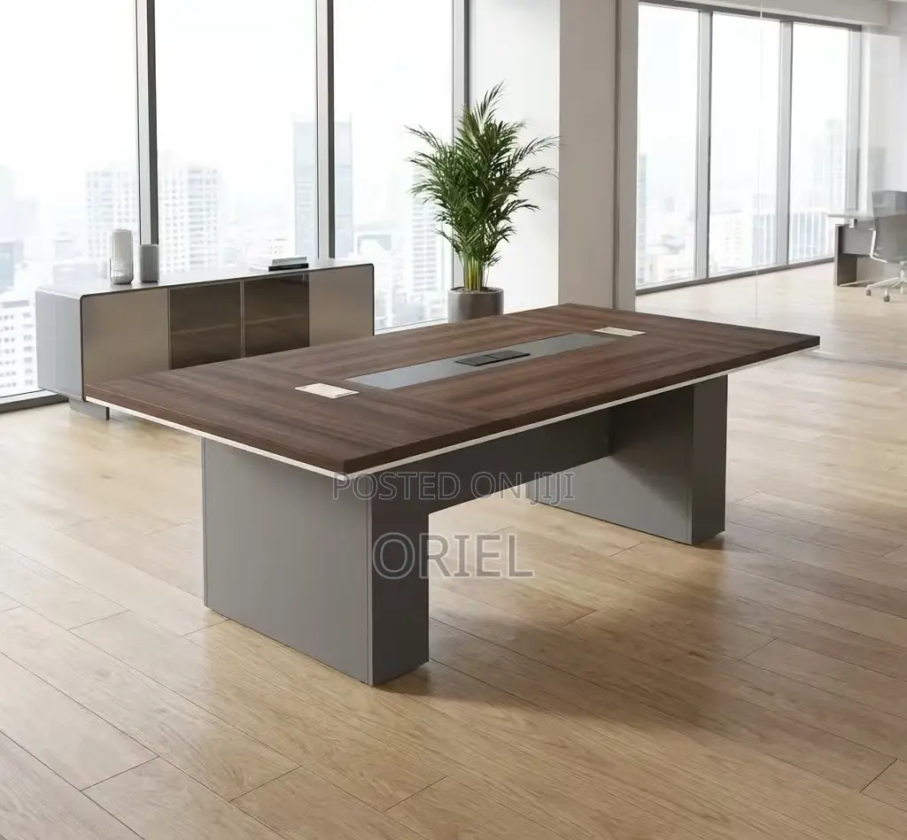 Office Boardroom Table : 2m Conference Table With Cable Management