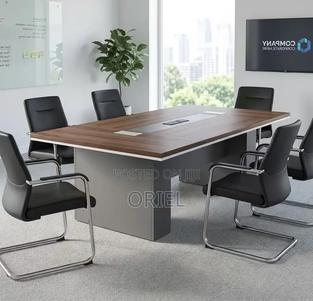 Office Boardroom Table : 2m Conference Table With Cable Management