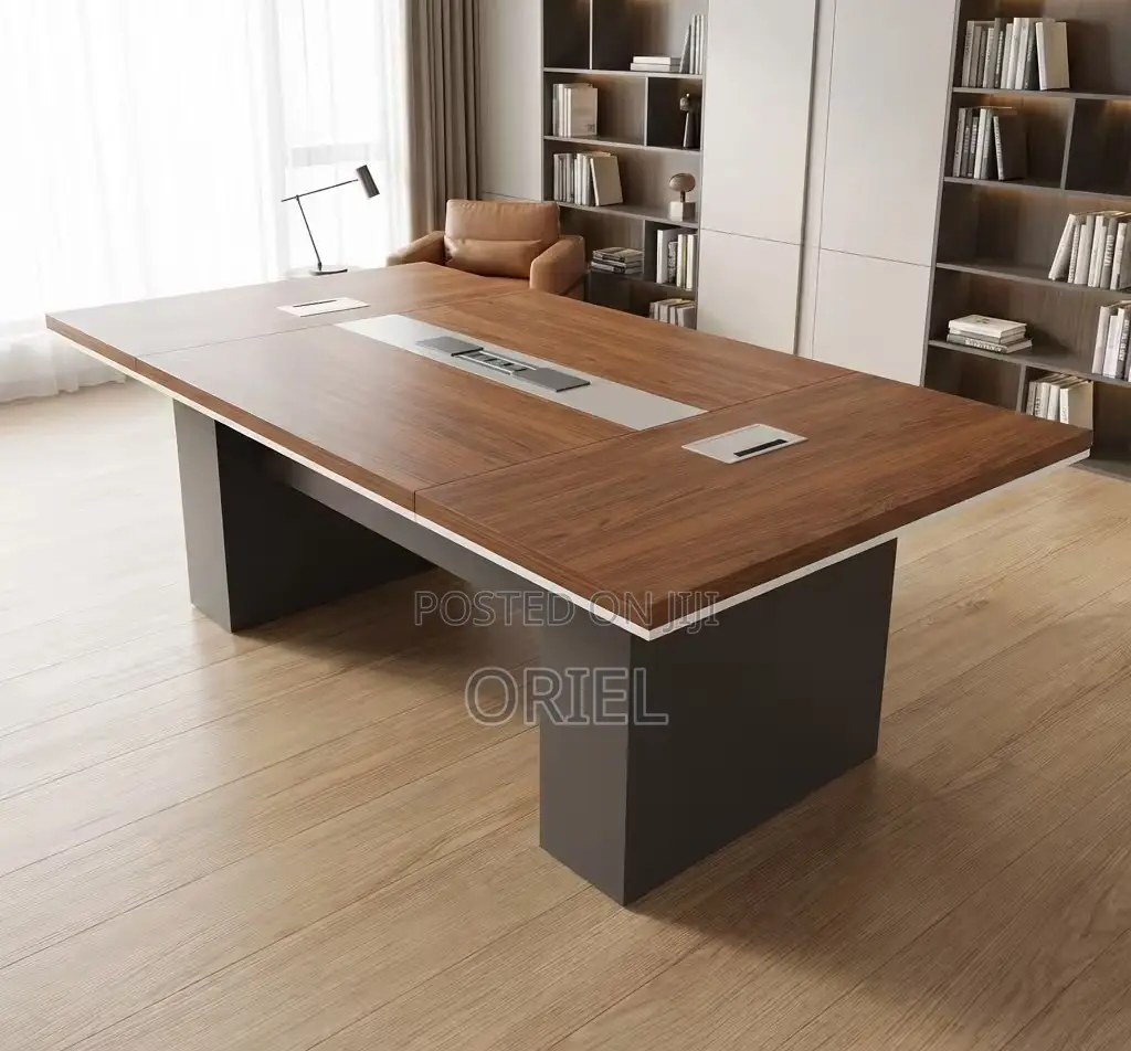 Office Boardroom Table : 2m Conference Table With Cable Management