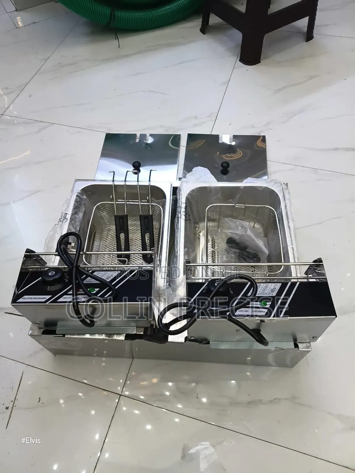 Commercial Electric Double Fryer 6l+6l