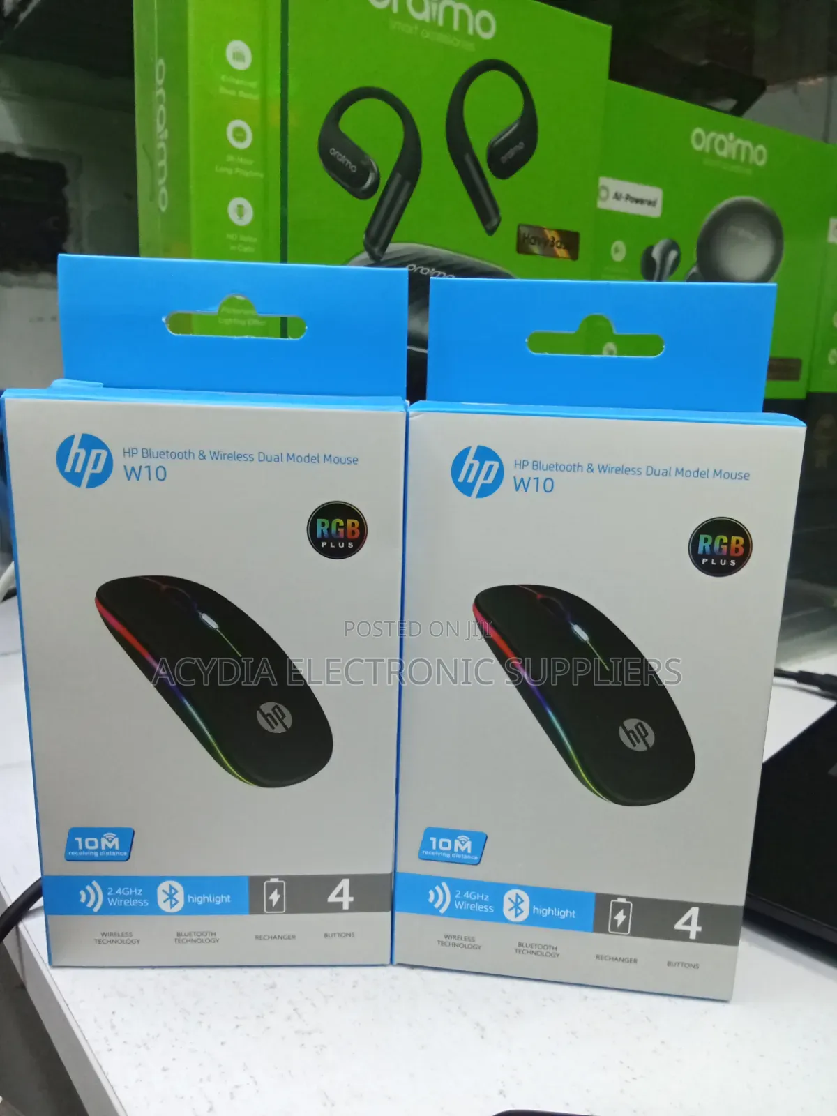 Hp W10 Bluetooth and Wireless Bual Model Mouse
