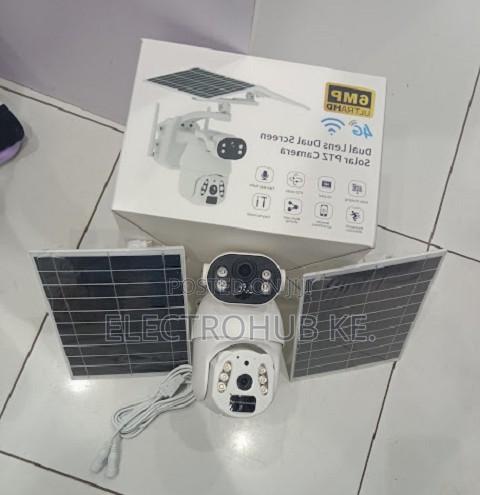 6mp 4g Sim Card Solar Camera – Dual Lens,Dual Panel -Ubox App