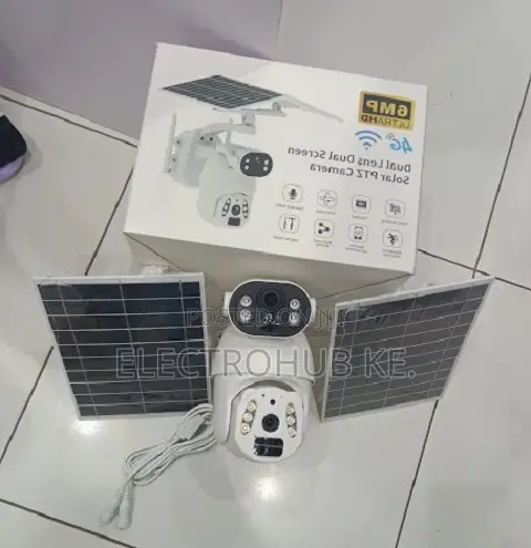6mp 4g Sim Card Solar Camera – Dual Lens,Dual Panel -Ubox App