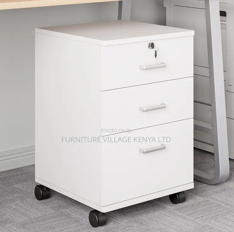 3-Drawer Lockable Pedestal Cabinet