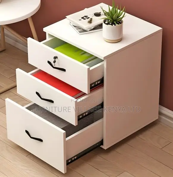 3-Drawer Lockable Pedestal Cabinet